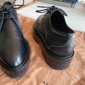 Alaia Eyelet Derby Loafers in Black | US size 6 (EU 36.5) | Excellent Condition